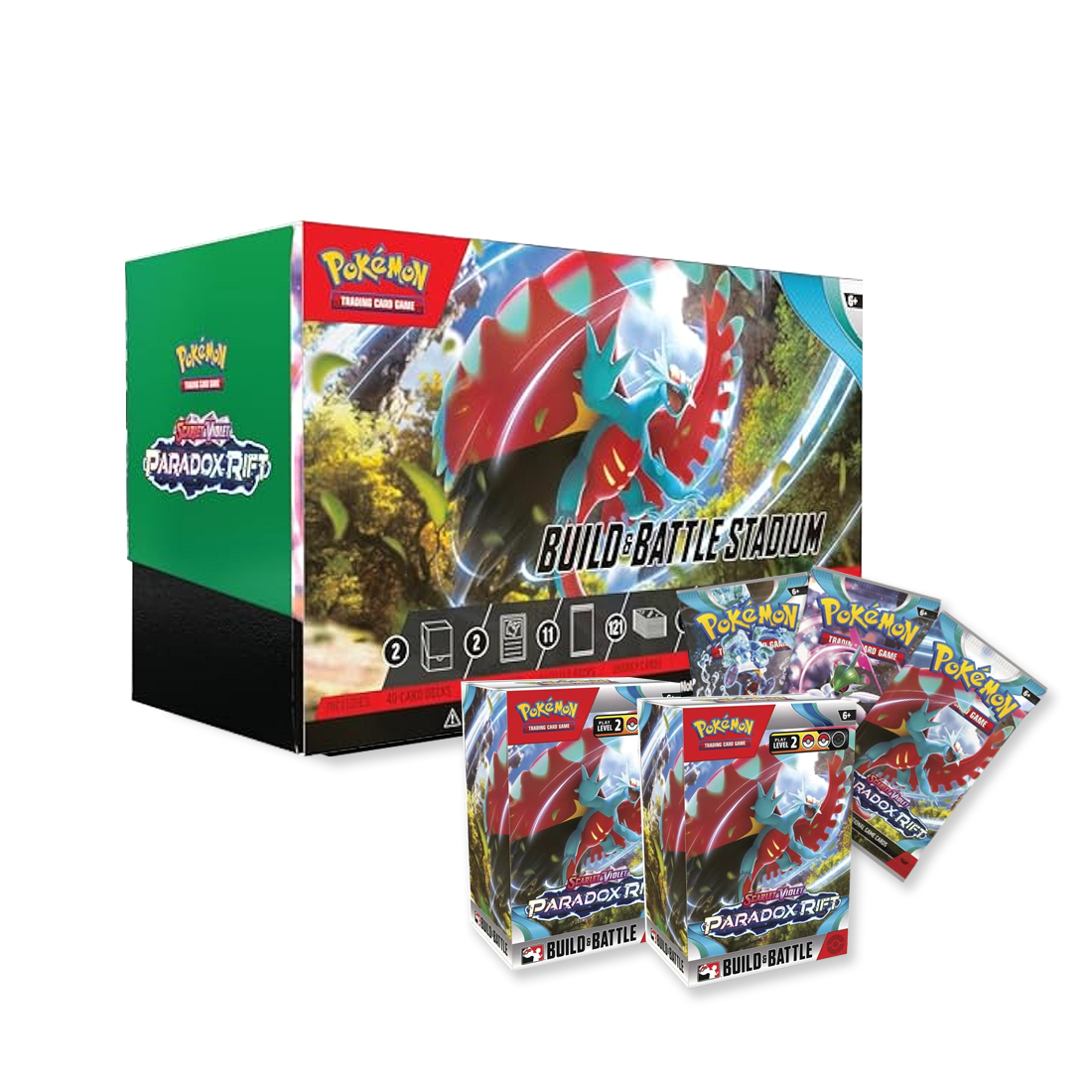 pokemon cards explained Paradox Rift [English] Build & Battle Stadium