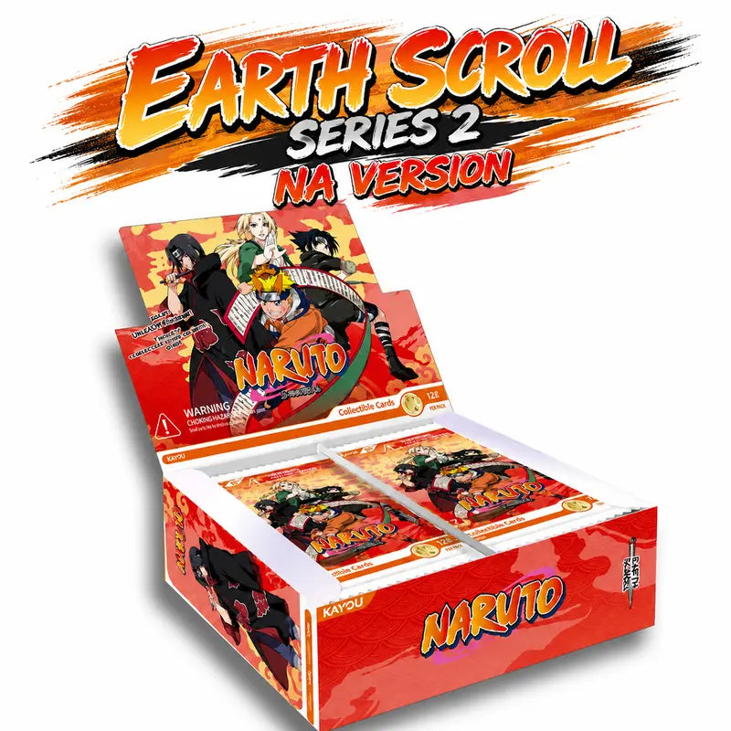 Naruto Smriti Earth Scroll Series 2 booster display
