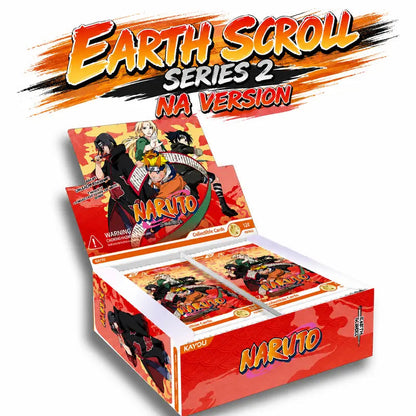 Naruto Smriti Earth Scroll Series 2 booster display