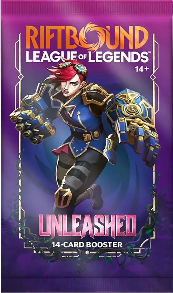 Riftbound Unleashed single booster pack - League of Legends TCG, 14 cards
