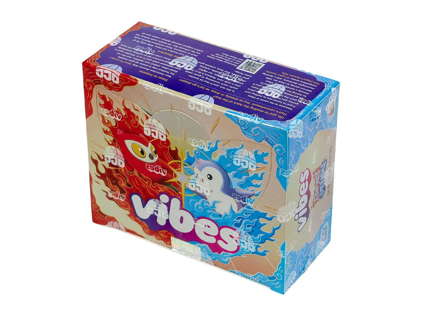 Vibes TCG Birb & Pengu booster pack artwork - 12 cards plus Vibes Online code card