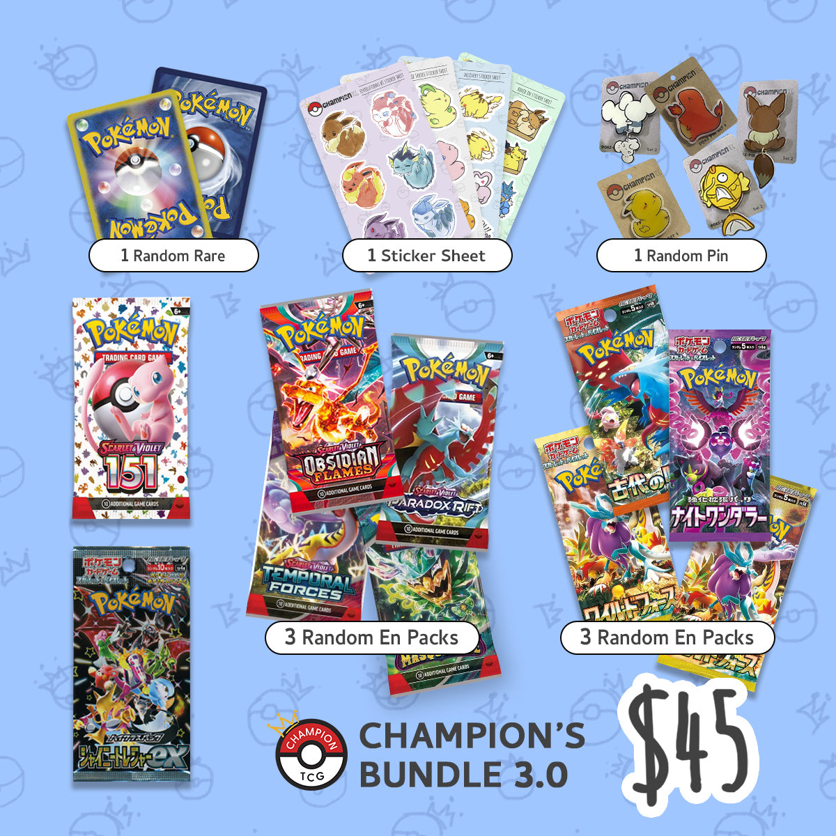 Pokemon Champion's Bundle V3.0 Deal