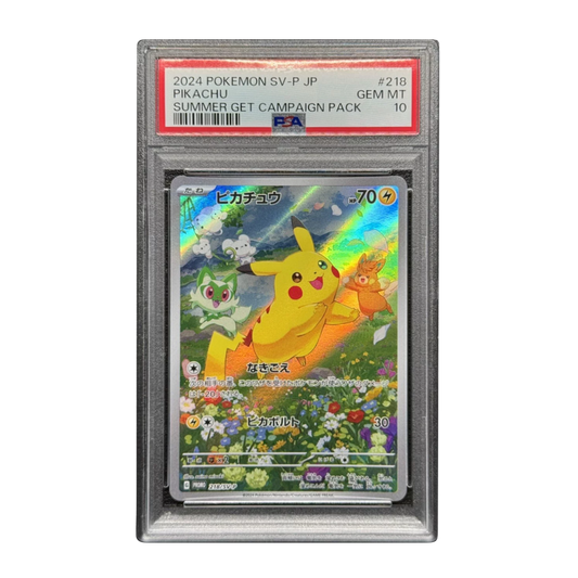 Japanese Pikachu Summer Promo PSA10