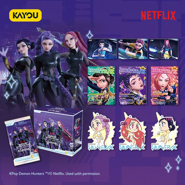 KPop Demon Hunters Classic Edition pack and sample cards