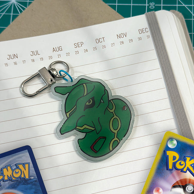 Rayquaza Keychain - Duckie Series