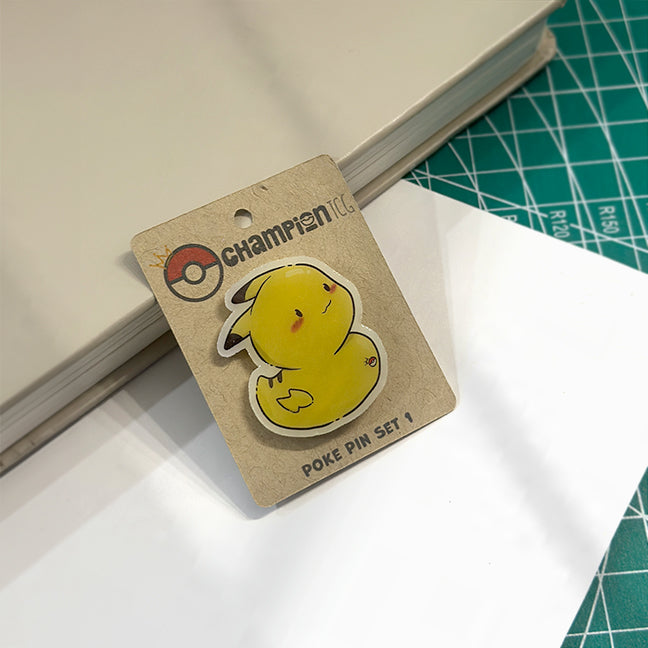 Pikachu Duckie Pin - Poke Pin Set 1