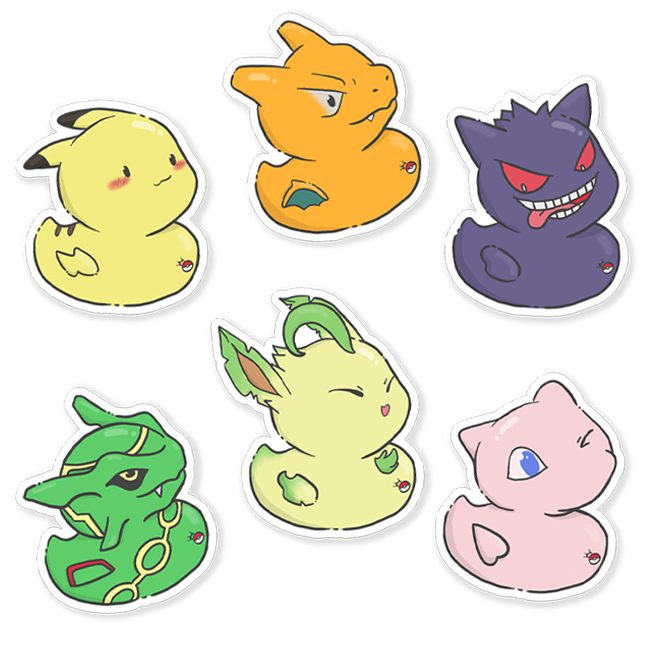 Pokemon Duckie Series