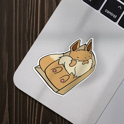 Eevee Box Matte Vinyl Sticker