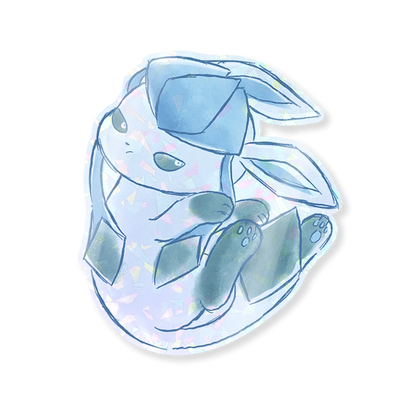 Pokemon Eeveelution Gem Holo Sticker Series