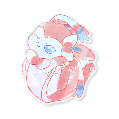 Pokemon Eeveelution Gem Holo Sticker Series