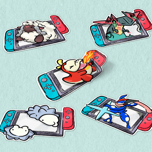 Pokemon Nintendo Switch Vinyl Sticker Series 1