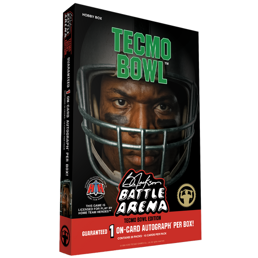 Bo Jackson Battle Arena Tecmo Bowl Edition Hobby Box - 20 packs with guaranteed on-card autograph