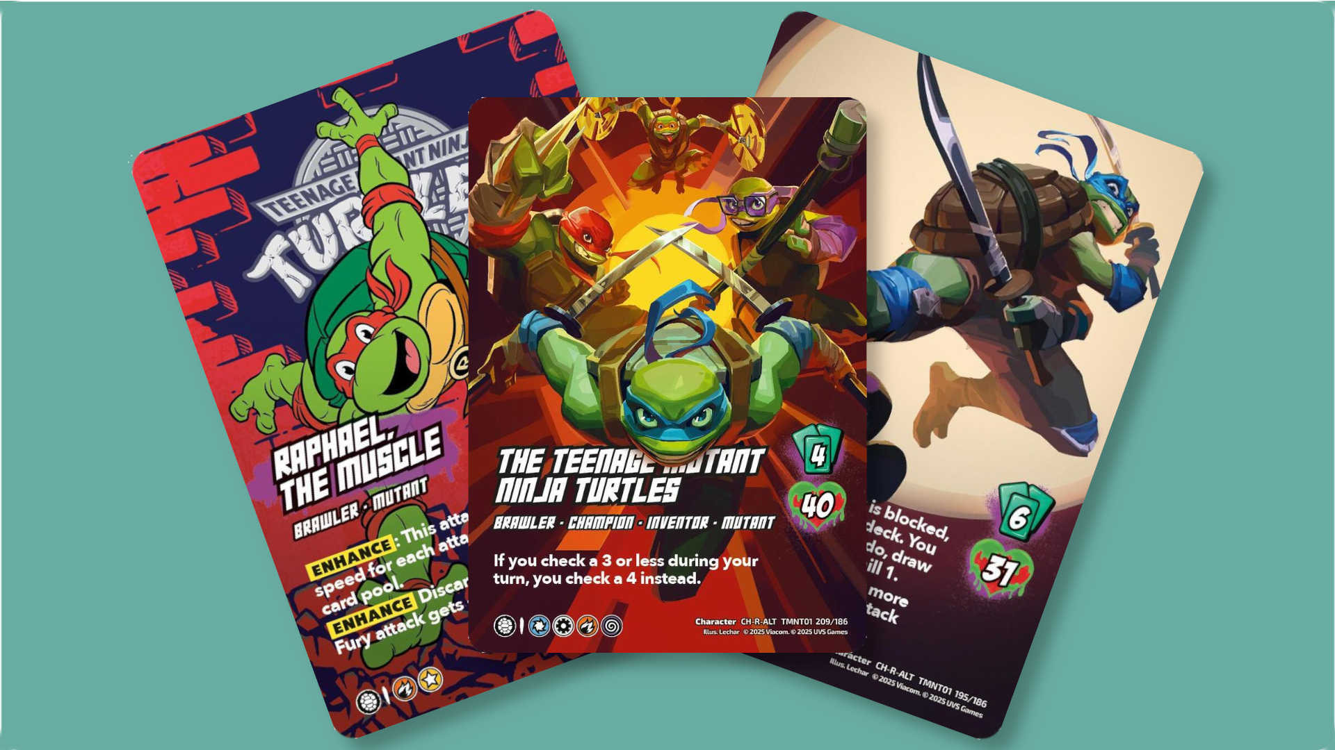 UniVersus Teenage Mutant Ninja Turtles Booster Box - top hit cards