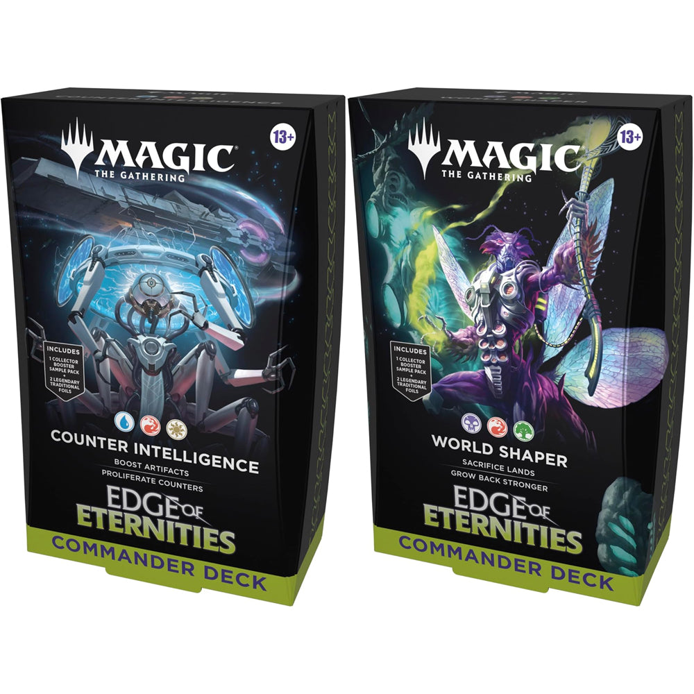 Magic The Gathering Edge of Eternities Commander decks sealed case